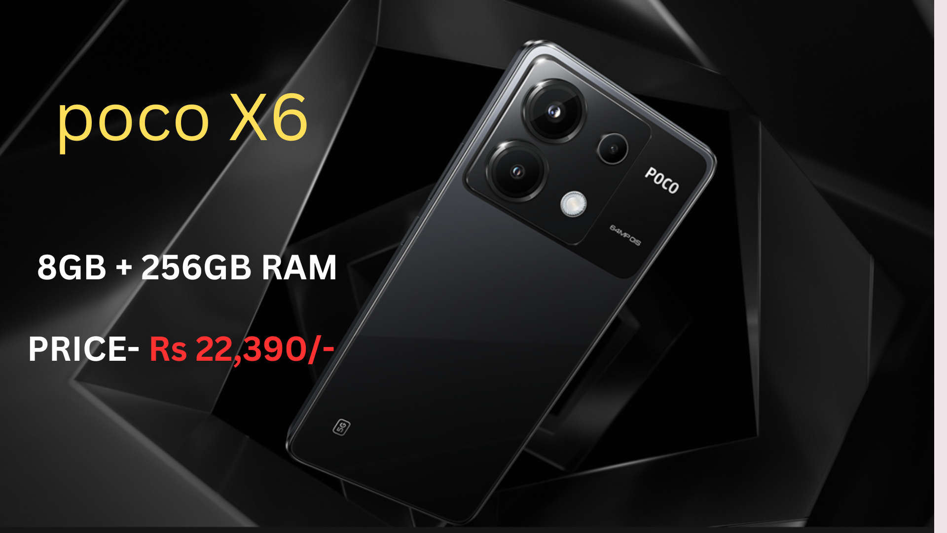 Poco-X6 5G new variant launched